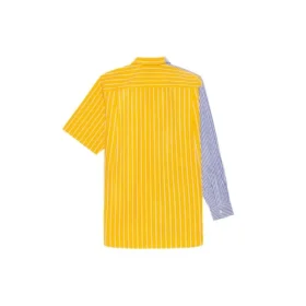 Chemise à manches amples rayée Balenciaga SS21 pour homme 658850TIM369086