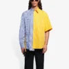 Chemise à manches amples rayée Balenciaga SS21 pour homme 658850TIM369086