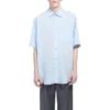 Chemise à manches courtes « Bleu clair » 584019TFO024850