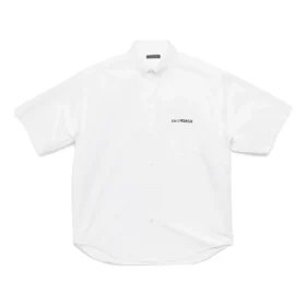 Chemise à manches courtes en popeline « Blanc » 751920TNM609000