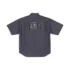 Chemise à manches courtes Fashion Institute, coupe ample « Dark Grey » 703846TYB181270