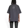 Chemise à manches courtes Fashion Institute, coupe ample « Dark Grey » 703846TYB181270