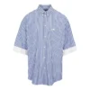 Chemise à manches courtes superposée BB Icon « Bleu Blanc » 699195TMM234640