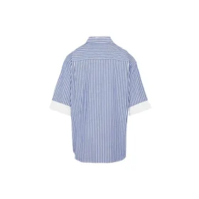 Chemise à manches courtes superposée BB Icon « Bleu Blanc » 699195TMM234640