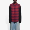 Chemise à manches longues FW21, rouge, 658936TBM238521