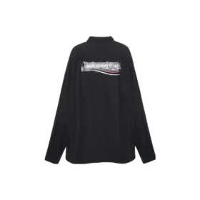 Chemise à manches longues Gaffer, coupe large « Black » 719874TYB181000