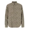Chemise à manches longues Logomania All Over « Beige » 662983TNLL19763