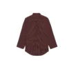 Chemise à manches longues oversize à carreaux SS21, marron 658806TKM366100
