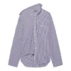 Chemise à manches longues rayée FW21 bleu foncé 663034TIM368502