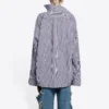 Chemise à manches longues rayée FW21 bleu foncé 663034TIM368502