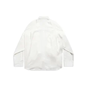 Chemise à manches nouées oversize « White » 768553TPO359000
