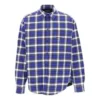 Chemise matelassée en flanelle à carreaux « Blue » 642339TKM274202