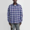 Chemise matelassée en flanelle à carreaux « Blue » 642339TKM274202