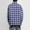 Chemise matelassée en flanelle à carreaux « Blue » 642339TKM274202