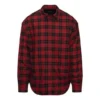 Chemise matelassée en flanelle à carreaux « Rouge » 642339TJO276167