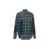 Chemise oversize à manches longues en flanelle à carreaux « Blue Red » 715030TMM116305