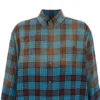 Chemise oversize à manches longues en flanelle à carreaux « Blue Red » 715030TMM116305