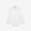 Chemise pour homme à coupe classique, blanche