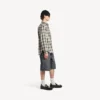 Chemise pour homme à coupe classique, blanche et noire Chemise pour homme à coupe classique, blanche et noire