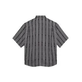 Chemise rayée « Balenciaga Jeans » « Gris Noir » 647354TKL321269