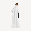 Chemise à traîne pour femme, blanche Chemise à traîne pour femme, blanche