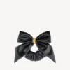 Chouchou Clemence XL pour femme, noir/doré