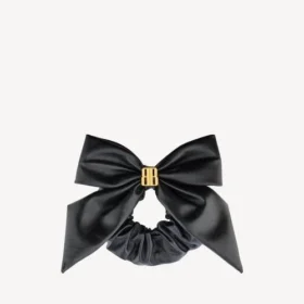 Chouchou Clemence XL pour femme, noir/doré