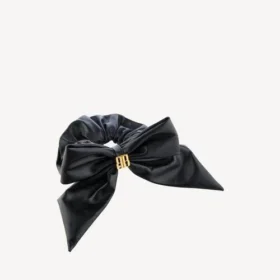 Chouchou Clemence XL pour femme, noir/doré