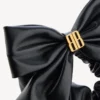 Chouchou Clemence XL pour femme, noir/doré