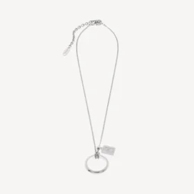 Collier à anneau Saint-Germain en argent brillant