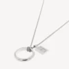 Collier à anneau Saint-Germain en argent brillant Collier à anneau Saint-Germain en argent brillant