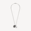 Collier avec pendentifs en forme d’ancre en argent vieilli Collier avec pendentifs en forme d’ancre en argent vieilli
