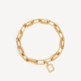 Collier « B-Link » pour femme en or brillant
