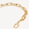 Collier « B-Link » pour femme en or brillant