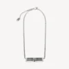 Collier BB Icon en argent vieilli