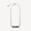 Collier BB Icon en argent vieilli