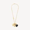 Collier Carousel Rodeo Collector pour femme, doré/noir