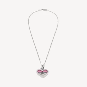 Collier Darling argent/fuchsia