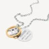Collier « Horoscope Gémeaux » en or/argent