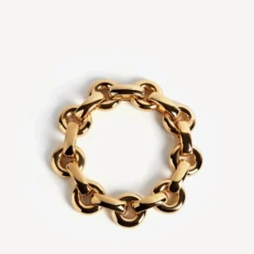 Collier ras-du-cou Eisa pour femme, chaîne dorée brillante Collier ras-du-cou Eisa pour femme, chaîne dorée brillante