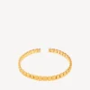 Collier ras-du-cou « nano mini link » pour femme, en or brillant