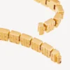 Collier ras-du-cou « nano mini link » pour femme, en or brillant