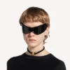 Collier ras-du-cou « nano ribbon bb » pour femme, noir/or brillant Collier ras-du-cou « nano ribbon bb » pour femme, noir/or brillant