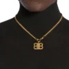 Collier texturé Bb 2.0 « Gold » 782981TZ99G0705