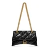 Crush petit sac à chaîne matelassé « Noir » 716351210J11000