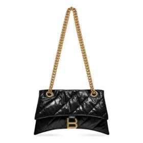 Crush petit sac à chaîne matelassé « Noir » 716351210J11000