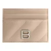 Crush Porte-cartes matelassé « Beige » 766467210J02906