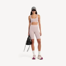 Cuissard de cyclisme sans coutures pour femme, couleur nude