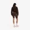 Cuissard de cyclisme sans coutures Techwear pour femme, couleur moka