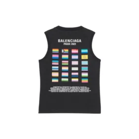 Débardeur Pride 22 « Black White » 698102TMVO41070